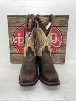 New Men’s Brown Laredo Cowboy Boots. 68321 9 E W. 4-90