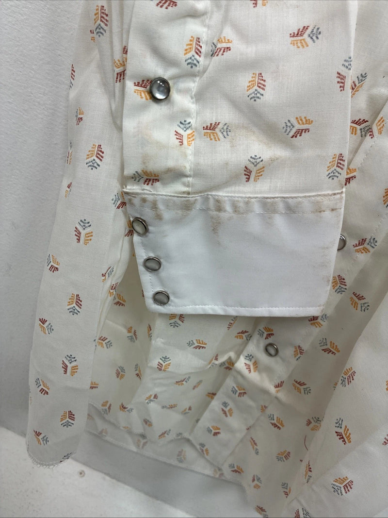 New Women’s Dickson Jenkins Floral Long Sleeve Pearl Snap 15 Large LL-88