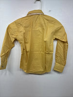 New Kids Karman Yellow Design Long Sleeve Pearl Snap Size 8 TT-136