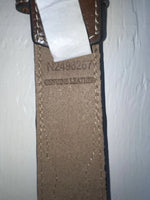 New Black Genuine Leather Nocona Bling And Tooled 46” Belt #M2498267 NN-137