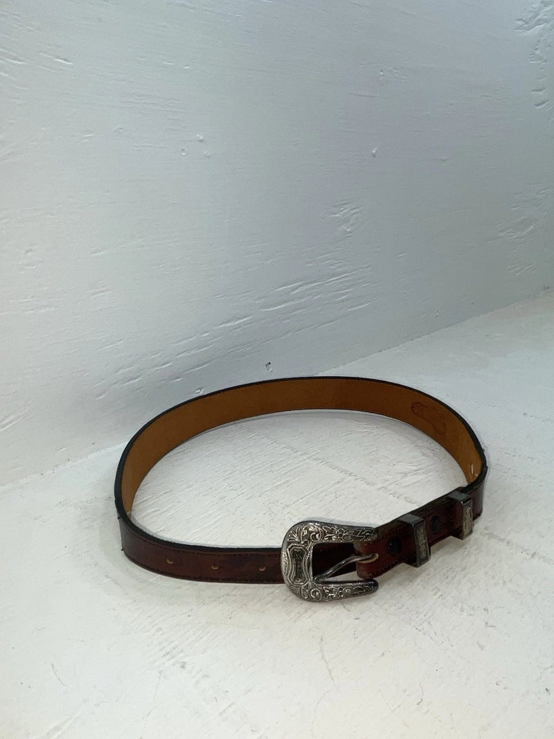 New Red Genuine Leather Nocona 28” Belt #423 NN-40
