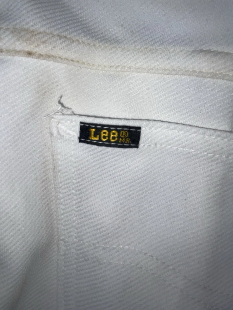 New Vintage White Lee Polyester Pants #261201 ZZ-30
