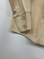 New Kids Lady Westerns Yellow Button Up Long Sleeve Shirt Size 10 MM-77