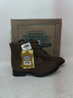 New Youth Brown Lac Up Smoky Mountain Cowboy Boots. 3046 3.5 3 1/2. 22-72