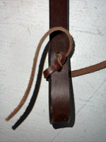 New Royal King Dark Oil Genuine Leather 5/8” X 7” Split Reins #43-728 Y-6