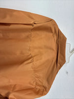 New Women’s Panhandle Slim Orange Long Sleeve Pearl Snap Size 14 KK-117