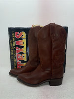 New Men’s Brown Texas Brand Cowboy Boots. 7864 8 D. 1-94