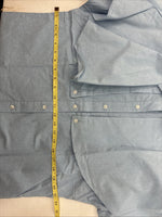 New Women’s Cricket Creek Blue Long Sleeve Button Up Medium MM-78