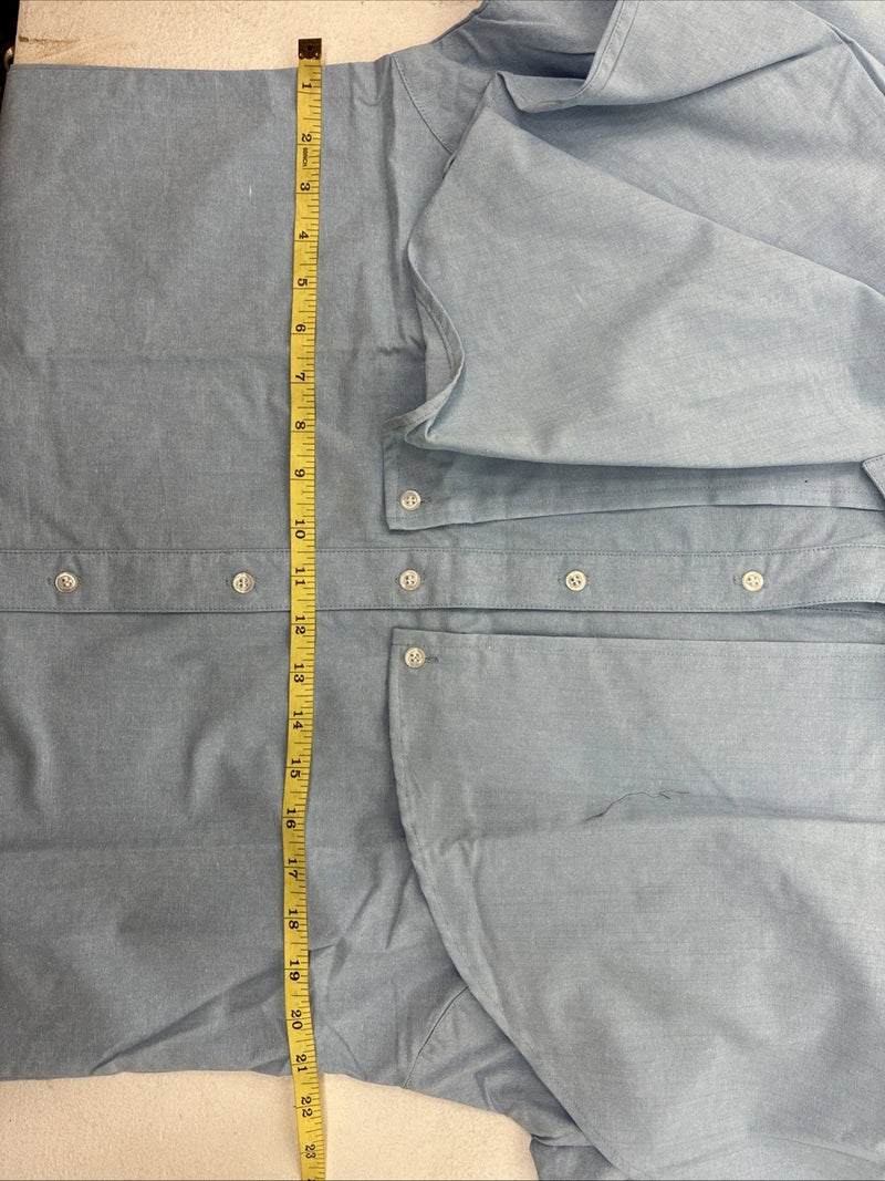 New Women’s Cricket Creek Blue Long Sleeve Button Up Medium MM-78