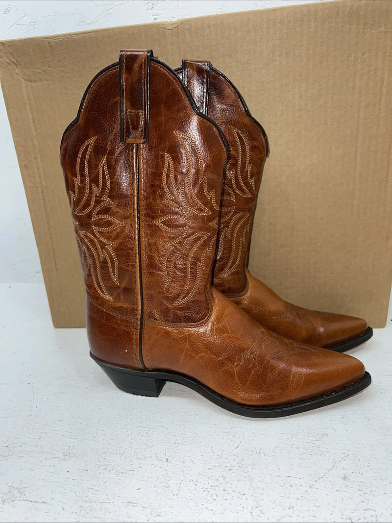 New Women’s Brown Capezio Cowboy Boots. L 334 6.5 6 1/2 Mx 19-133