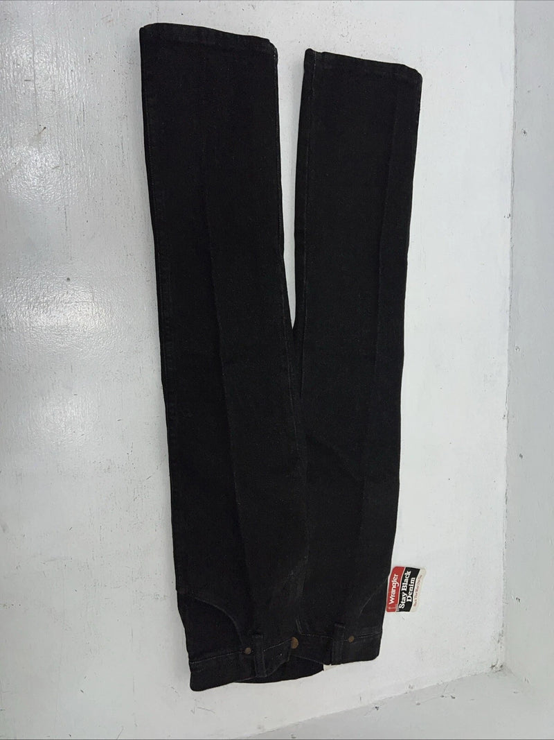 New Boys Black Wrangler Pro Rodeo Cowboy Cut Denim Jeans. 9/22 1/2 C-11