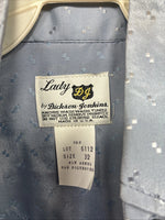 New Women’s Dickson Jenkins Blue Long Sleeve Pearl Snap Size 32 KK-10