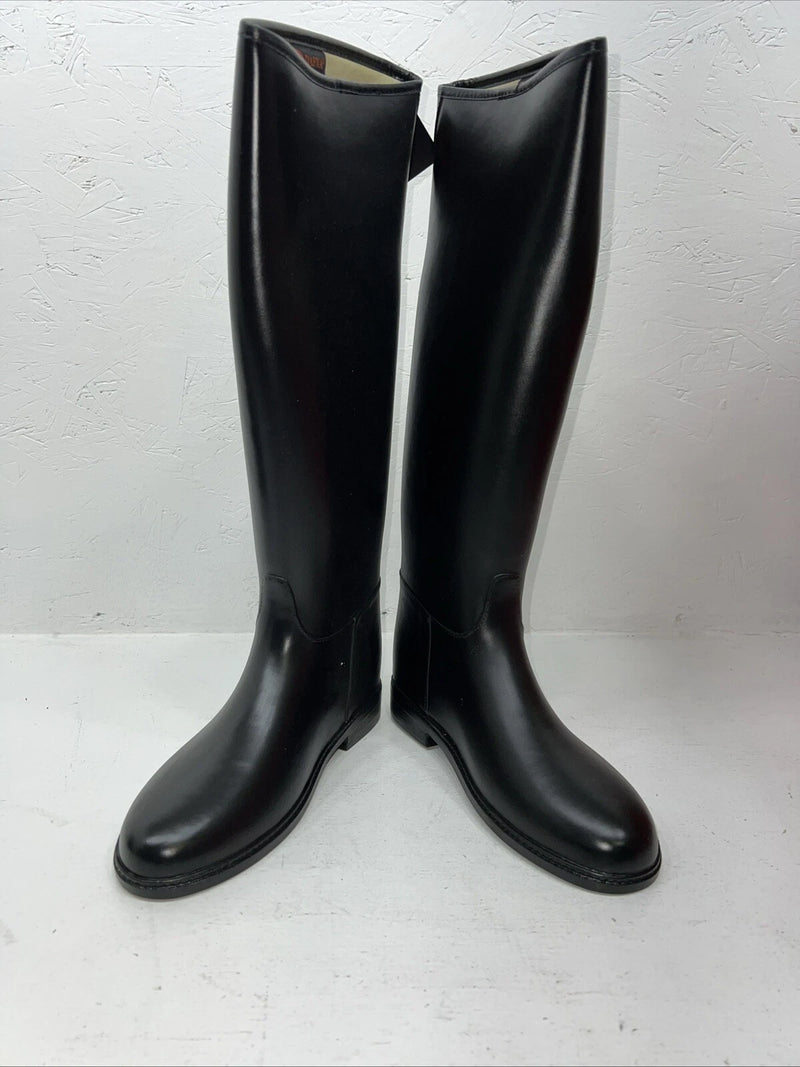 New Women’s Black Smoky Mountain Rubber English Riding Boots. 6708 7 W. 12-55