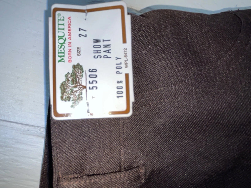 New Vintage Brown Mesquite Polyester Pants #5506 ZZ-86
