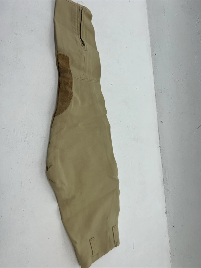 New Women’s Tan Equestrian Equi-stretch English Breeches. 25 R C-50