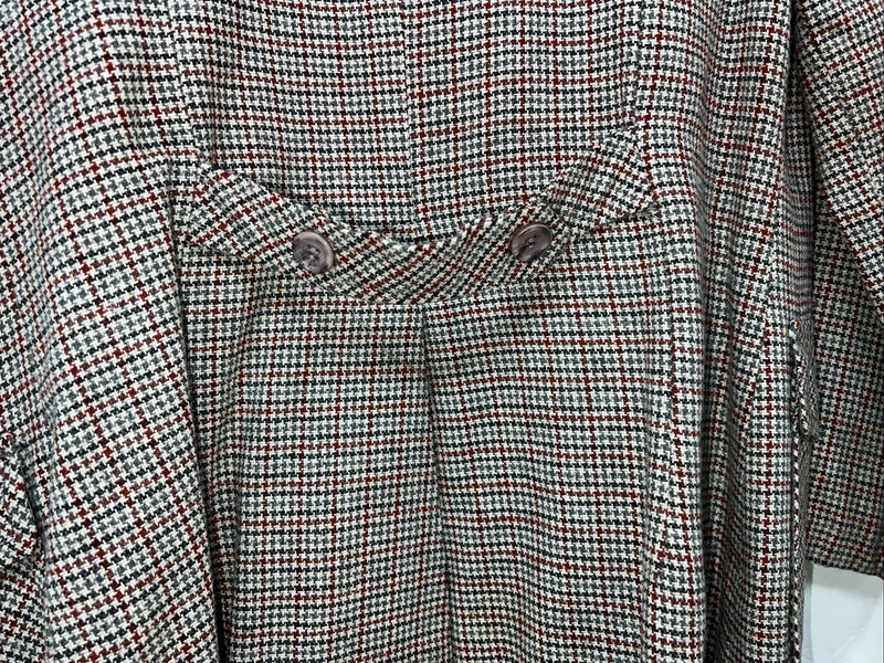 New Womens Red Plaid Bronson Work Blazer 13/14 #4400 UU-12
