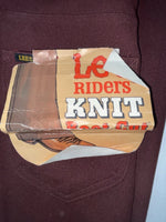 New Vintage Red Lee Polyester Pants #2004061 ZZ-22