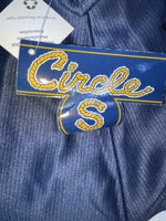 New Vintage Blue Circle S Polyester Pants #CP5091 OO-23