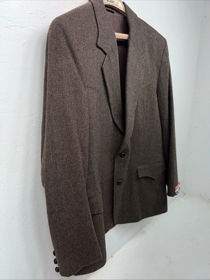 New Men’s Pioneer Wear Brown Suit Jacket 44L #12527 X-605