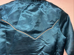 New Children’s Cumberland Outfitters Blue Satin Long Sleeve Button Up S 3C-50