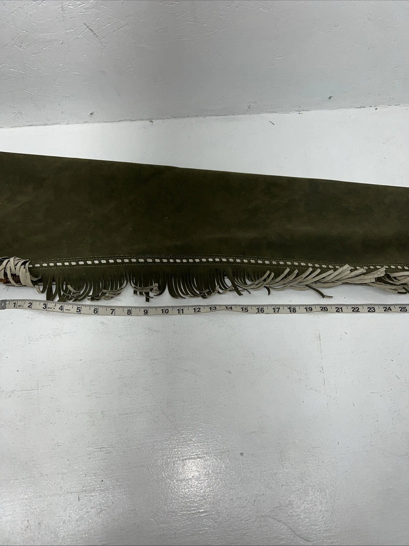 New Green Chap-panel Show Chaps Adjustable Waist 37” N-40