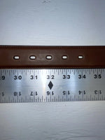 New Brown Genuine Leather Nocona Weaved 32” Belt #N2479002 JJ-35