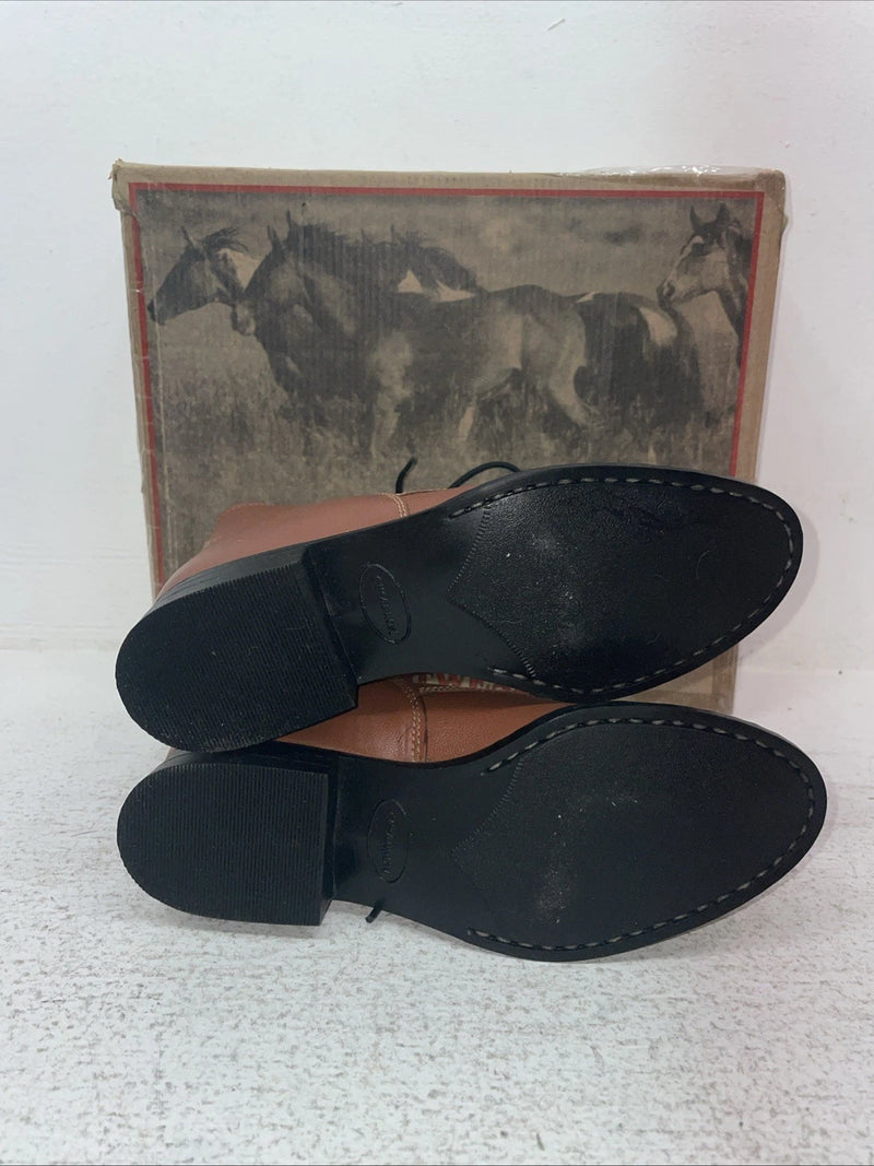 New Brown Lace Up Cimarron Cowboy Boots. 2210100-02 13.5 13 1/2 D. 23-85