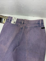 New Women’s Purple Wrangler Silverlake Relaxed Fit Denim Jeans. 13/14x32 Q-3