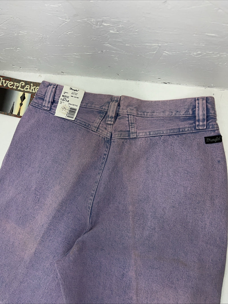 New Women’s Purple Wrangler Silverlake Relaxed Fit Denim Jeans. 13/14x32 Q-3