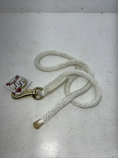 New Tough 1 White 4” Poly Draft Lead Rope #51-3010 M-508
