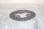 2002 Honda Trx 300 Exa Oem Front Brake Rotor 45251-HC0-000 AH49