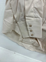 New Women’s Champion Western Tan Design Long Sleeve Pearl Snap 14.5 MM-44