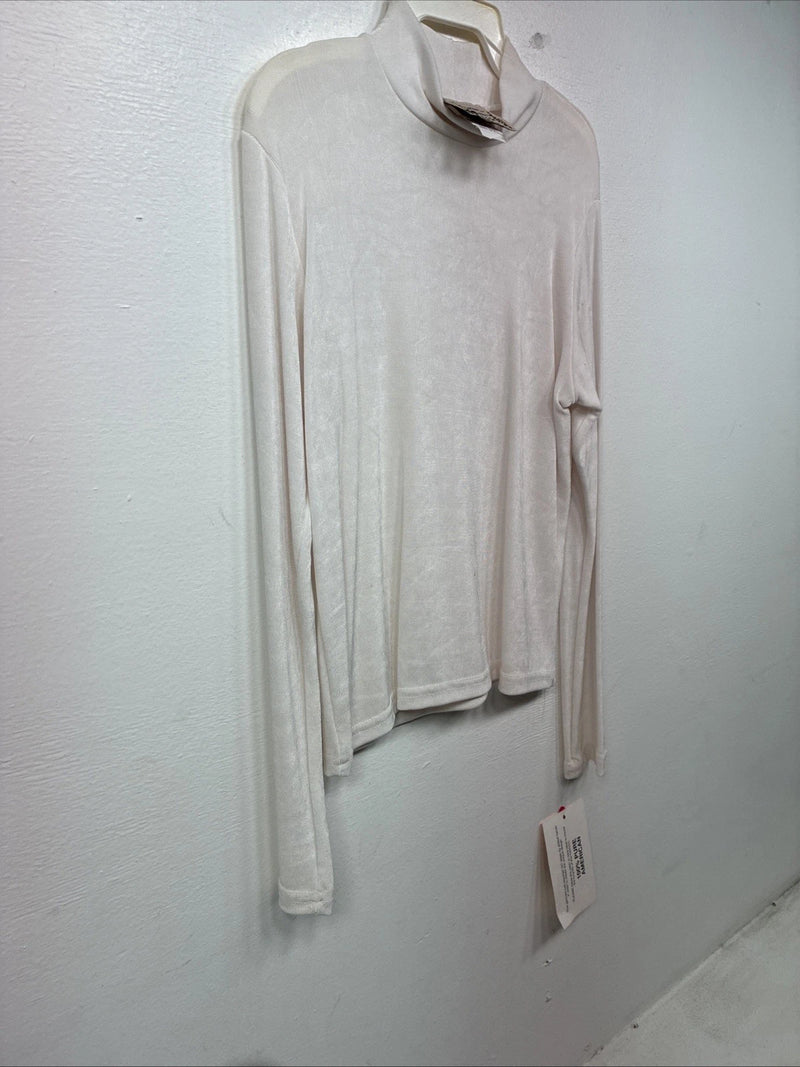 New Kids 1849 RanchWear White Long Sleeve Size Kids Large YY-3