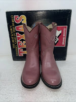 New Youth Pink Texas Brand Cowboy Boots. 3233 3 D. 22-25