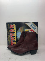 New Men’s Red Texas Brand Cowboy Boots. M 373 10.5 10 1/2 D. 7-68