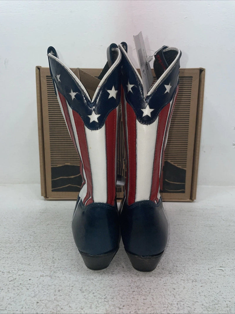 New Youth Flag Laredo Cowboy Boots. 1644 4 M. 22-87