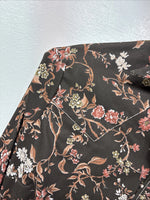 New Women’s Dickson Jenkins Floral Long Sleeve Pearl Snap Size 36 MM-49