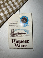 New Men’s Pioneer Wear Tan Plaid Suit Jacket 42 #589 V-604