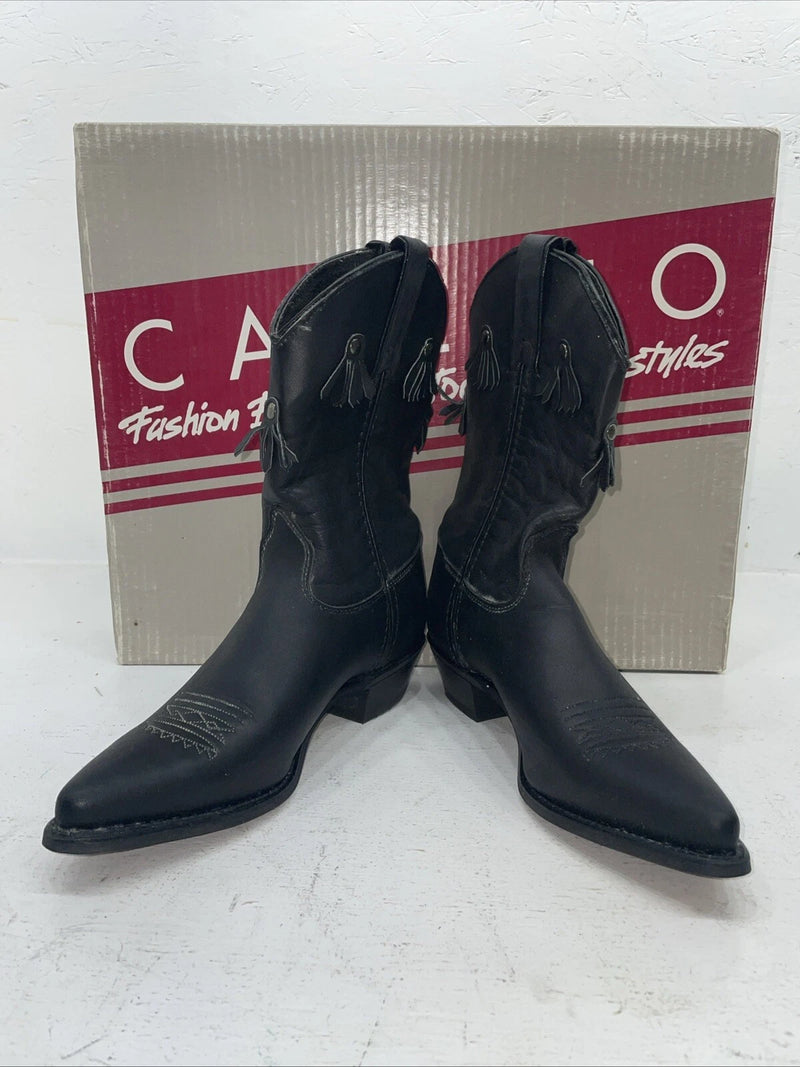 New Women’s Black Capezio Cowboy Boots. L 840 7 M. 18-116