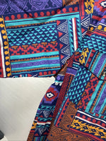 New Men’s San Angela Multiple Color Design Short Sleeve Button Up Medium J-75