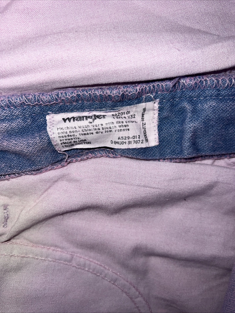 New Women’s Purple Wrangler Silverlake Relaxed Fit Denim Jeans. 13/14x32 Q-3