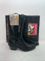 New Men’s Black Texas Brand Cowboy Boots. 5100 9 D. 4-73