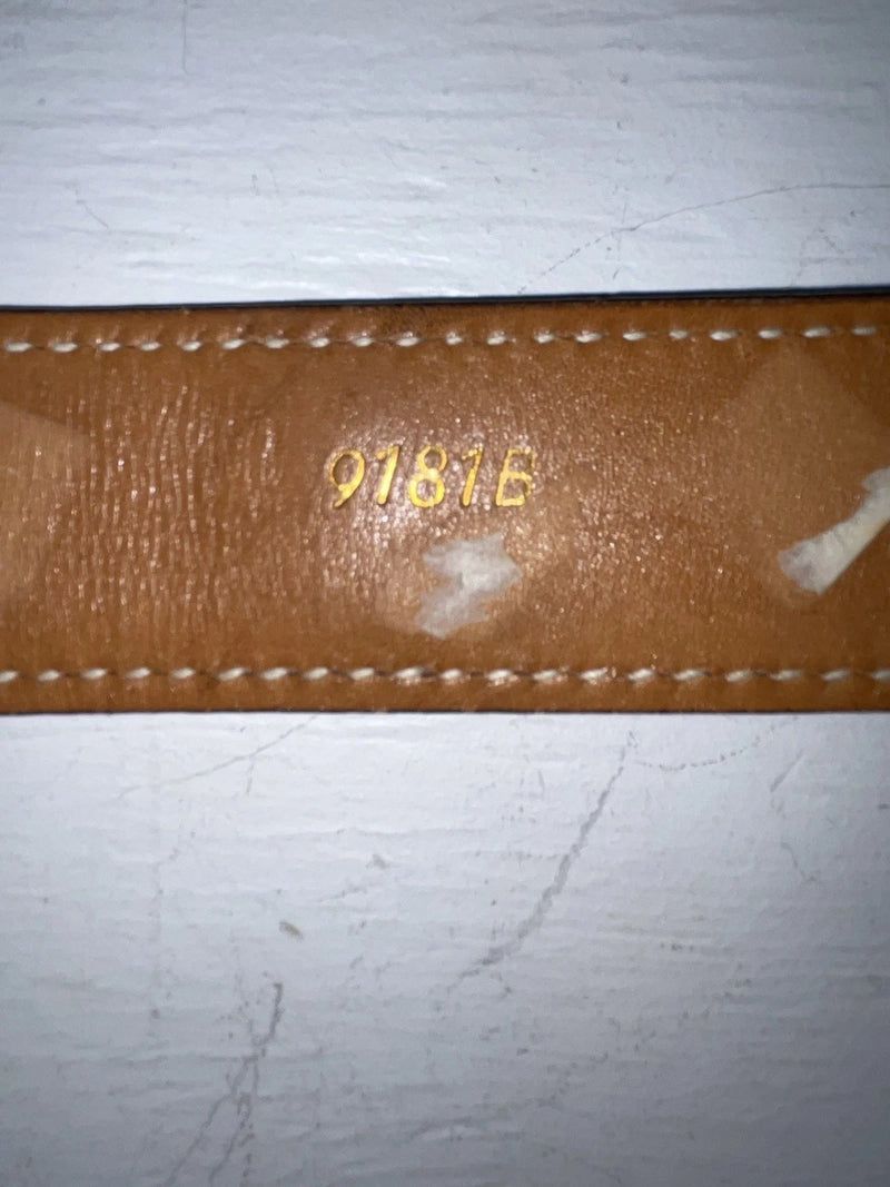 New Brown Genuine Leather Nocona Tooled 32” Belt #1981B JJ-44
