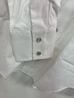 New Boys ELY Cattleman White Long Sleeve Pearl Snap Size 16 DD-76 