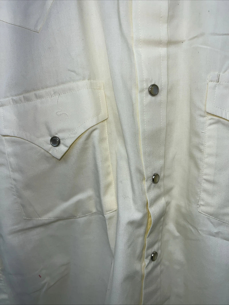 New Men’s Yellow ELY Wildlife Collection Western Pearl Snap Shirt Small A-171