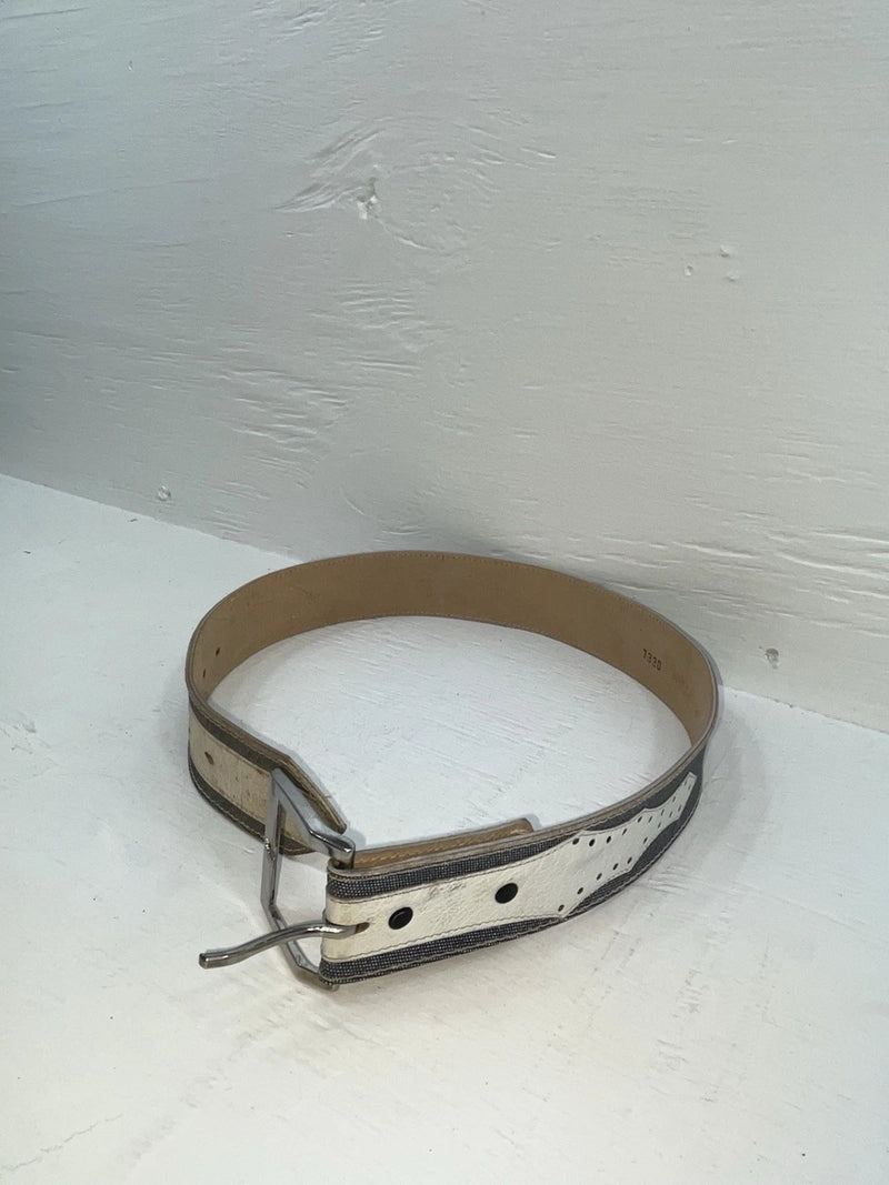 New Blue Genuine Leather 28” Belt #7330 Z-171