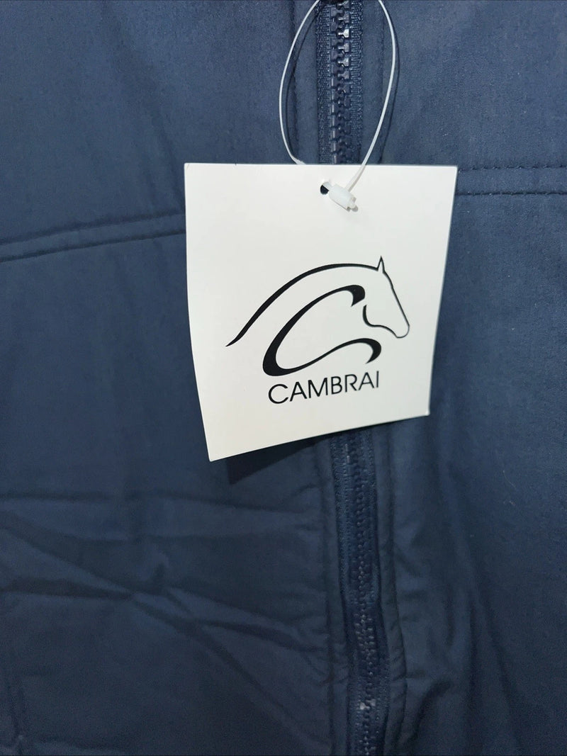 New Women’s Navy Cambrai Puffer Vest XL L-607