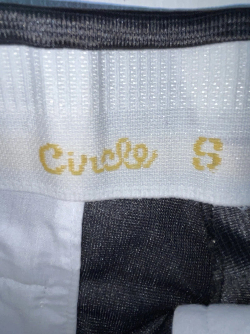 New Vintage Black Circle S Polyester Pants #CP5091 XX-69