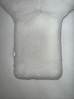 New Tough 1 White Wool Saddle Seat Cover #30-1001 PP-15