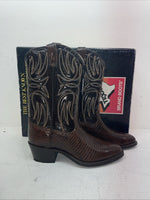New Men’s Brown Texas Brand Cowboy Boots. 5513 10 D. 6-72